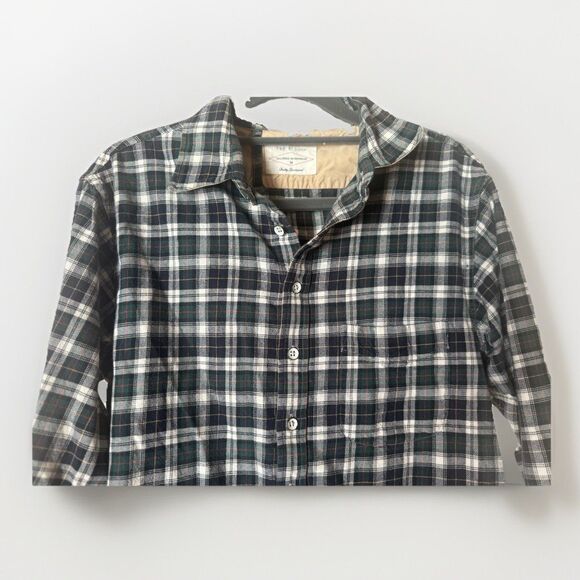 rag & bone Black and White Plaid Casual Button Down Shirt - Picture 2 of 9
